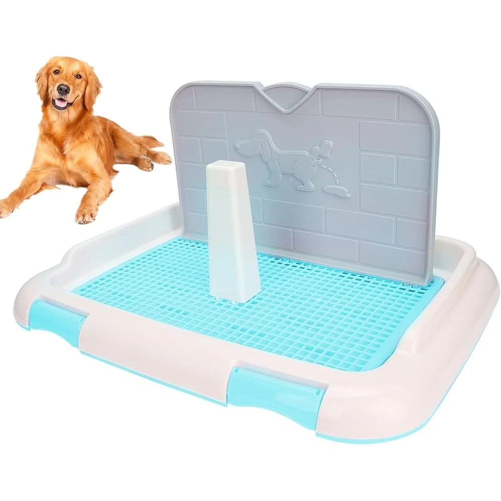 Feature Indoor Dog Toilet Potty Tray Urine Pad Easy Clean