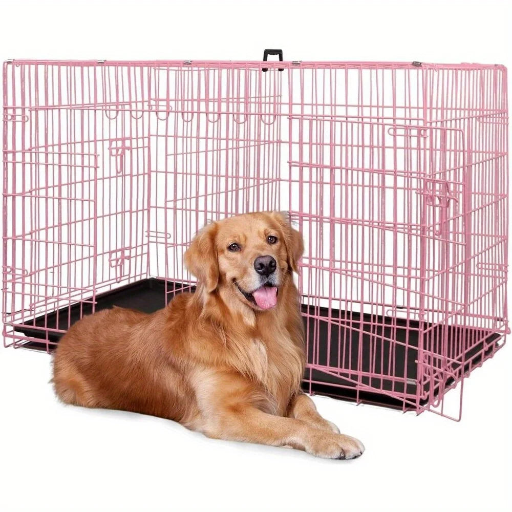 Hign-concerned Chemical Folding Wire Kennel for Large Dogs