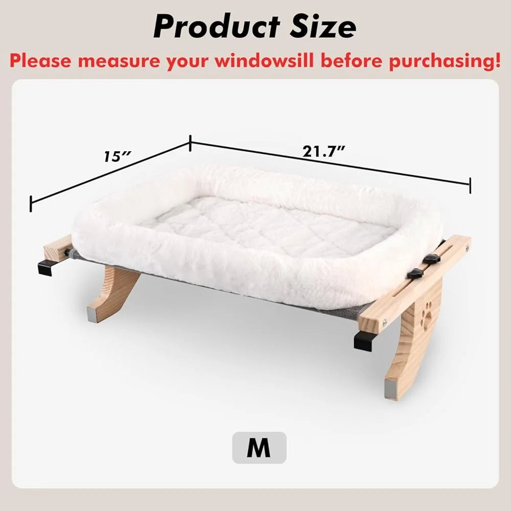 Fujian Cat Window Perch Hammock Plush Cushion 40lbs