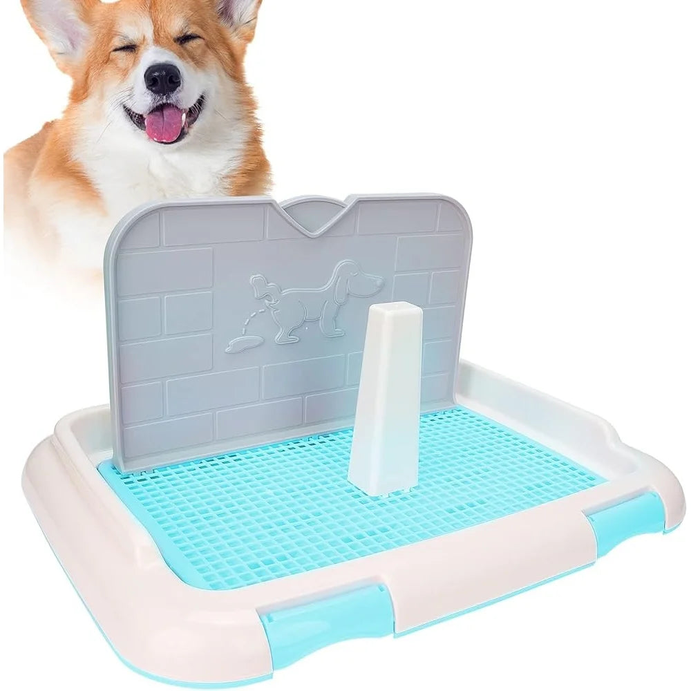 Feature Indoor Dog Toilet Potty Tray Urine Pad Easy Clean