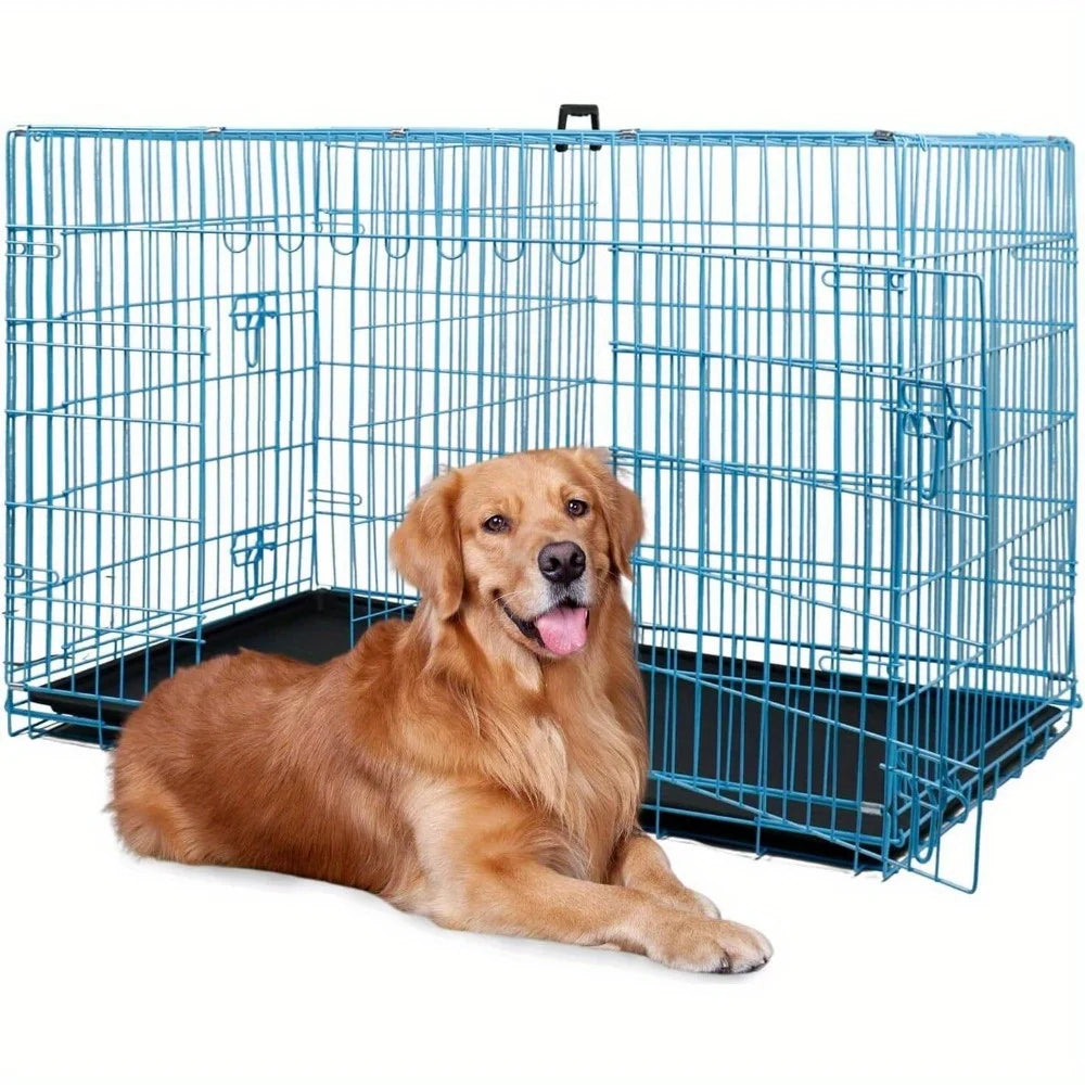 Hign-concerned Chemical Folding Wire Kennel for Large Dogs