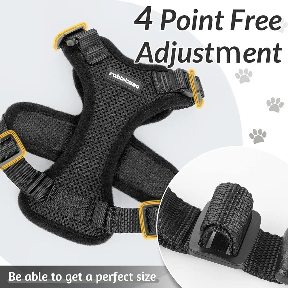 Escape Proof Cat Harness and Leash Soft Adjustable Breathable Vest Heavy Duty Easy Control Outdoor Walking Training