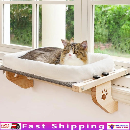 Fujian Cat Window Perch Hammock Plush Cushion 40lbs