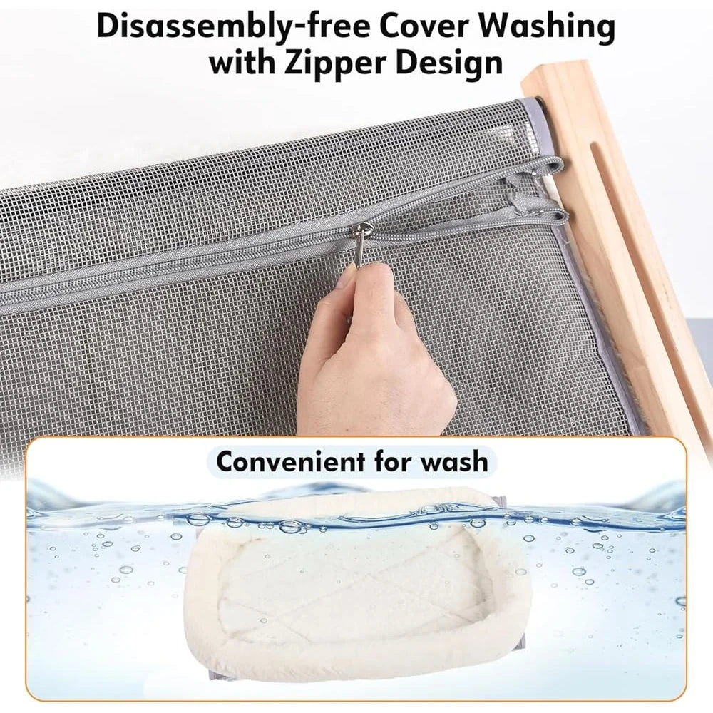 Fujian Cat Window Perch Hammock Plush Cushion 40lbs