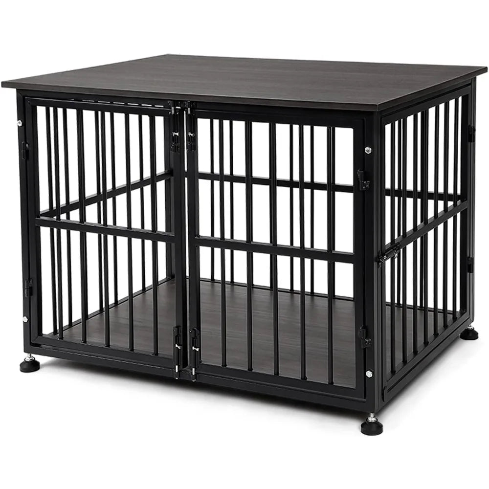 Hign-Concerned Dog Crate Furniture End Table Indoor Foldable