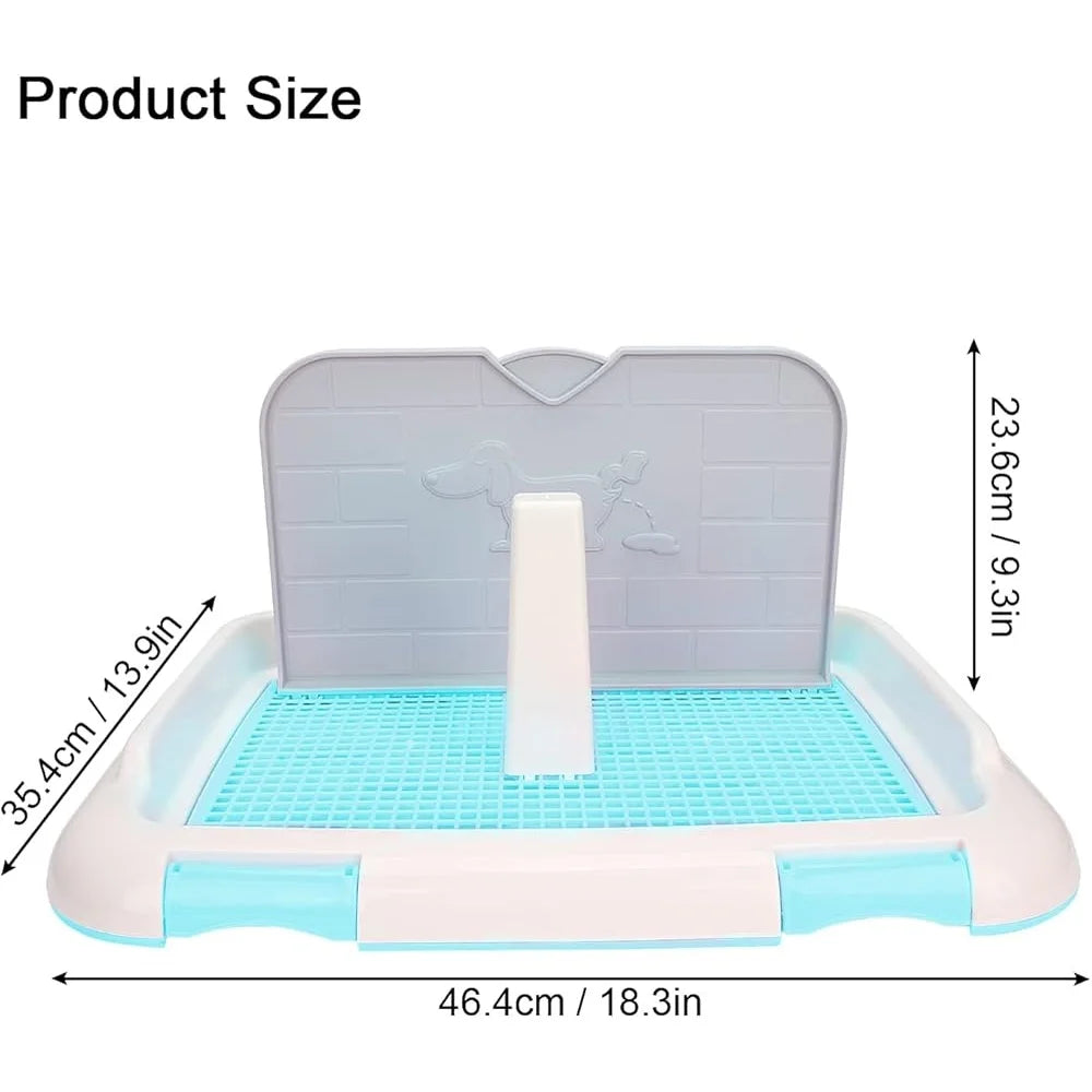 Feature Indoor Dog Toilet Potty Tray Urine Pad Easy Clean