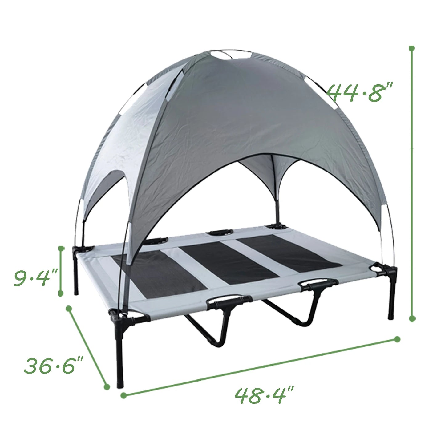 ShanghaiHign Elevated Canopy Dog Bed Anti Slip Cot Outdoor