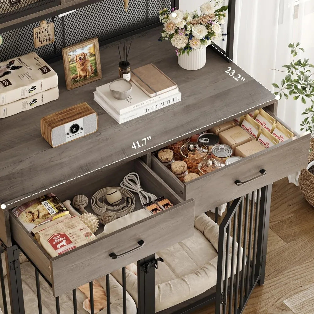 Hign Concerned Chemical Dog Crate Furniture Indoor Kennel