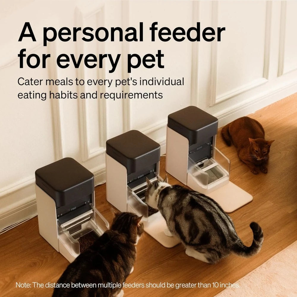 Hign-concerned Automatic Cat Feeder with App Control and Light Tag