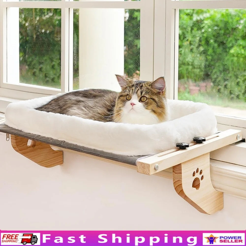 Fujian Cat Window Perch Hammock Plush Cushion 40lbs